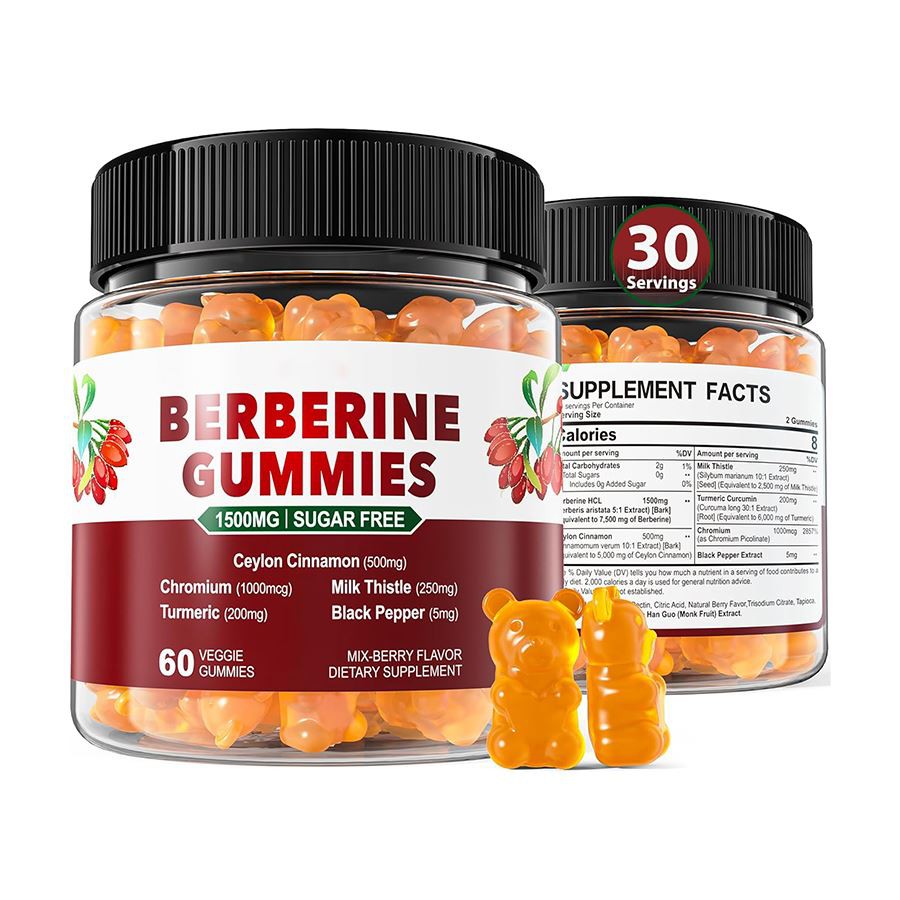 Gummie Berberine 6 în 1 fără zahăr