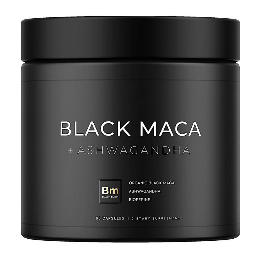Black Maca Maca Ashwagandha Supliment dietetic Blendul naturii
