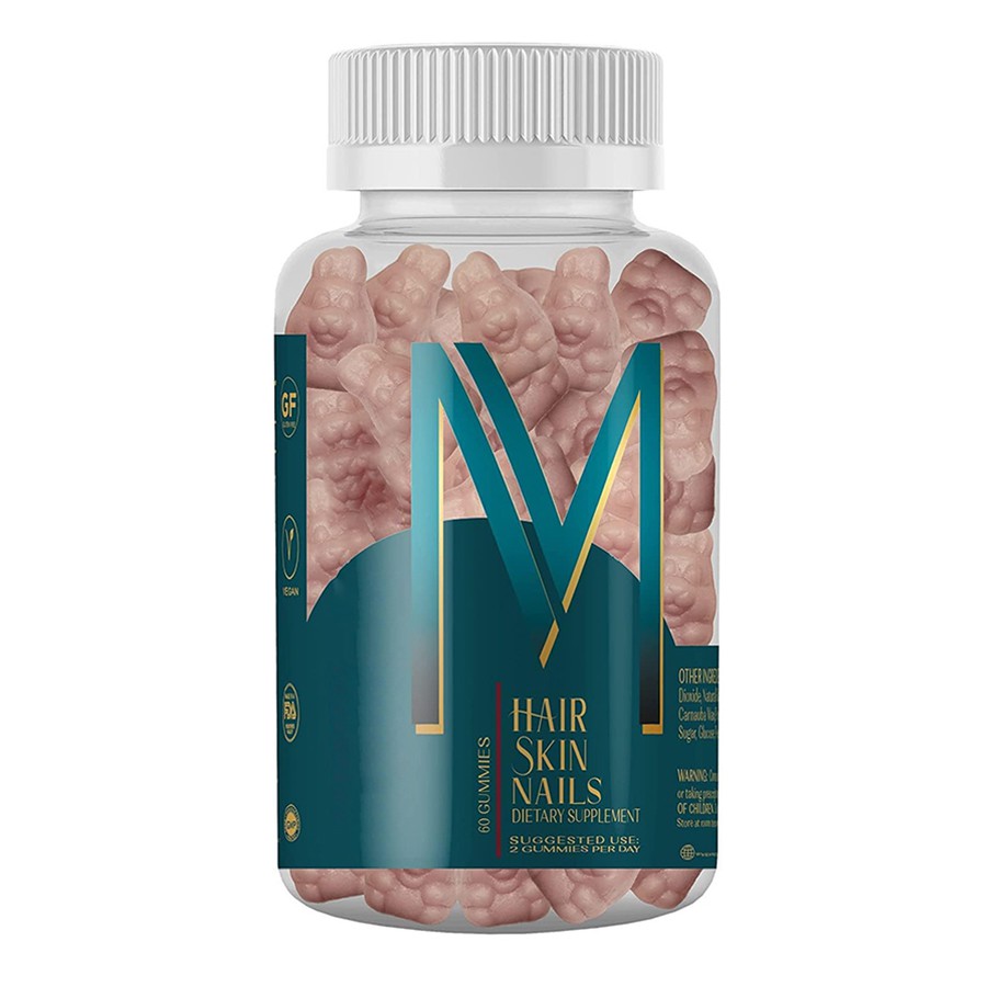 M unghii de piele de păr Supliment dietetic Gummies multivitamina naturii pentru părul vibrant, pielea strălucitoare unghii puternice