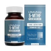 L metilfolat 5 mthf metil B12 Duo -ul metabolic activ pentru creier, dispoziție, bunăstare a nervului cardiac