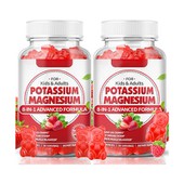 Potasiu magneziu 8in1 Gummies avansate: sprijin pentru adulți pentru adulți pentru mușchi, imunitate vitalitate zilnică