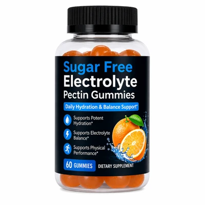 Gumii de pectină cu electroliți fără zahăr
