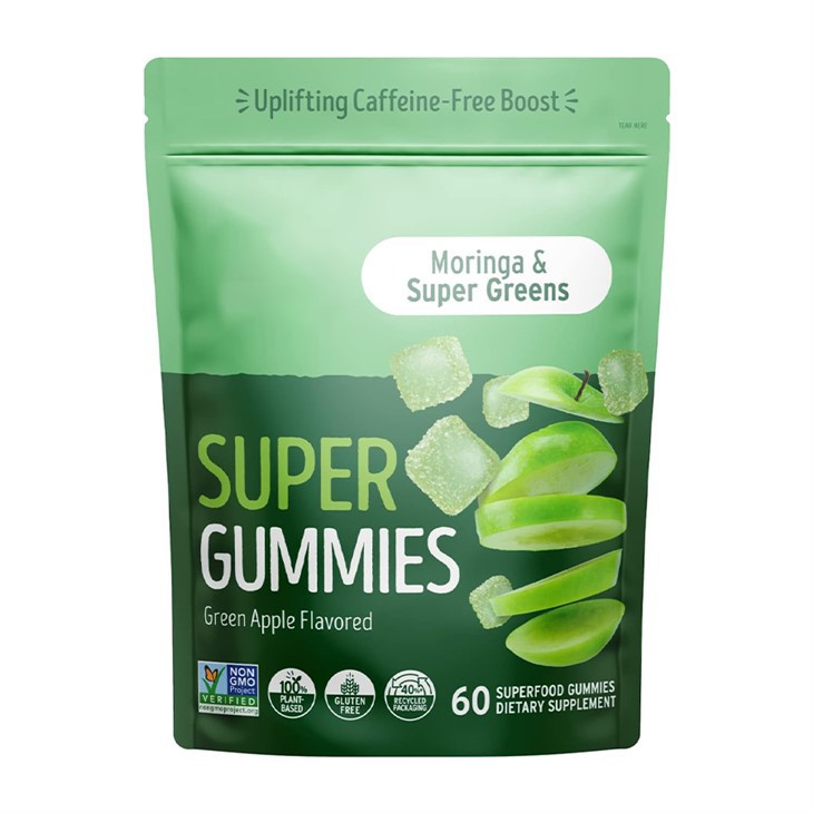 Supergummies Gummies pentru plante pline de nutrienți pentru vitalitatea de zi cu zi